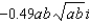 For the following questions assume that all variables in radicands are non-negative numbers. -Simplify.   A)    B)    C)    D)    E)  None of these