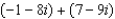 For the following expressions perform the indicated operations and simplify. Write the answers in   form. -  A)    B)    C)    D)    E)  None of these