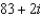 For the following expressions perform the indicated operations and simplify. Write the answers in   form. -  A)    B)    C)    D)    E)  None of these
