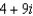 For the following expressions perform the indicated operations and simplify. Write the answers in   form. -  A)    B)    C)    D)    E)  None of these
