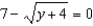 Solve.   A)    B)    C)    D)    E)  no real solution