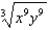 <strong>Rewrite the expression as a single radical. </strong> A) B) C) D) E) none of these