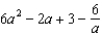 Simplify the expression. -  A)    B)    C)    D)    E)  none of these
