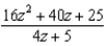 Use long division to find the quotient. -  A)    B)    C)    D)    E)  none of these