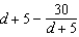 Use synthetic division to find the quotient. -  A)    B)    C)    D)    E)  none of these