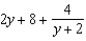 Use synthetic division to find the quotient. -  A)    B)    C)    D)    E)  none of these