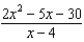 Use synthetic division to find the quotient. -  A)    B)    C)    D)    E)  none of these