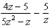 Perform the indicated operations and simplify. -  A)    B)    C)    D)    E)  none of these