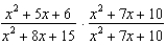 Perform the indicated operations and simplify. -  A)    B)    C)    D)    E)  none of these