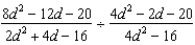 Perform the indicated operations and simplify. -  A)    B)    C)    D)    E)  none of these