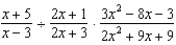 Perform the indicated operations and simplify. -  A)    B)    C)    D)    E)  none of these