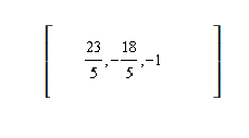 <strong>Represent the system of equations with an augmented matrix. Solve the system by rewriting the matrix in reduced row echelon form. - </strong> A) (3, -4, 1) B) (-3, 4, 10 C) D) infinitely many solutions E) no solution