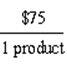 A model of the cost to make a product is y= {   }x+$60,000. What does the   -intercept and the slope of this line represent? A)  fixed cost per month; cost to make each product B)  cost to make 75 products; fixed cost per month C)  cost to make each product; fixed cost per month D)  fixed cost per month; cost to make 75 products E)  none of these