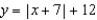 Change the function  So that its graph is shifted horizontally right 4 units and vertically down 6 units. A)    B)    C)    D)    E)  none of these