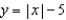 Use a table of ordered pairs to graph the function   A)    B)    C)    D)    E)  none of these