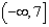 <strong>An absolute value function has vertex and opens down. Use interval notation to represent the range.</strong> A) B) C) D) E) none of these