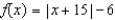 <strong>Use algebra to find any real zeros of the absolute value function </strong> A) B) C) D) E) no real zeros