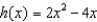 <strong>Use algebra to find all real zeros of the function </strong> A) B) C) D) E) no real zeros