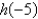 <strong>For the function ; find .</strong> A) 10 B) -50 C) 5 D) -5 E) none of these