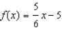 <strong>Using notation, write the function that the graph represents. </strong> A) B) C) D) E) none of these