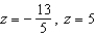 <strong>Solve the absolute value equations. Be sure to check your solutions. - </strong> A) B) C) D) E) no solution