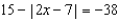 <strong>Solve the absolute value equations. Be sure to check your solutions. - </strong> A) B) C) D) E) no solution