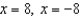 <strong>Solve the absolute value equations. Be sure to check your solutions. - </strong> A) B) C) D) E) no solution