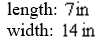 <strong>The length of a rectangle is 2 times its width. Its area is . Find the length and the width.</strong> A) B) C) D) E) none of these
