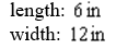 <strong>The length of a rectangle is 2 times its width. Its area is . Find the length and the width.</strong> A) B) C) D) E) none of these