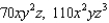 <strong>Find the greatest common factor of all the terms. - </strong> A) B) C) D) E) none of these