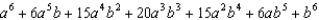 <strong>Expand the expression. Use Pascal's Triangle to find the coefficients and use the binomial theorem to find the variables in each term. - </strong> A) B) C) D) E) None of these