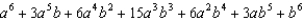 <strong>Expand the expression. Use Pascal's Triangle to find the coefficients and use the binomial theorem to find the variables in each term. - </strong> A) B) C) D) E) None of these