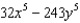 <strong>Expand the expression. Use Pascal's Triangle to find the coefficients and use the binomial theorem to find the variables in each term. - </strong> A) B) C) D) E) None of these