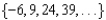 <strong>For all the problems in this set the domain is the set of positive integers. Find a formula for the nth term of the arithmetic sequence. - </strong> A) B) C) D) E) None of these
