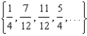 <strong>For all the problems in this set the domain is the set of positive integers. Find a formula for the nth term of the arithmetic sequence. - </strong> A) B) C) D) E) None of these
