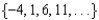 <strong>For all the problems in this set the domain is the set of positive integers. -Which of the following sequences, if any, is an arithmetic sequence?</strong> A) B) C) D) E) None of these