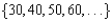 <strong>For all the problems in this set the domain is the set of positive integers. Evaluate the partial sum of the given number of terms of the arithmetic sequence. - ; the first 40 terms.</strong> A) 7200 B) 7800 C) 8800 D) 7000 E) None of these