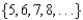 <strong>For all the problems in this set the domain is the set of positive integers greater than 0. Use roster notation to represent the range of the sequence. - </strong> A) B) C) D) E) None of these