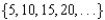 <strong>For all the problems in this set the domain is the set of positive integers greater than 0. Use roster notation to represent the range of the sequence. - </strong> A) B) C) D) E) None of these