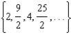 <strong>For all the problems in this set the domain is the set of positive integers greater than 0. Use roster notation to represent the range of the sequence. - </strong> A) B) C) D) E) None of these