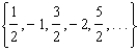 <strong>For all the problems in this set the domain is the set of positive integers greater than 0. Use roster notation to represent the range of the sequence. - </strong> A) B) C) D) E) None of these