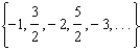 <strong>For all the problems in this set the domain is the set of positive integers greater than 0. Use roster notation to represent the range of the sequence. - </strong> A) B) C) D) E) None of these