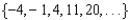 <strong>For all the problems in this set the domain is the set of positive integers greater than 0. Find a formula for the nth term of each sequence. - </strong> A) B) C) D) E) None of these