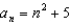 <strong>For all the problems in this set the domain is the set of positive integers greater than 0. Find a formula for the nth term of each sequence. - </strong> A) B) C) D) E) None of these