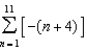 <strong>For all the problems in this set the domain is the set of positive integers greater than 0. -Use sigma notation to represent the partial sum of the first ten terms of the sequence </strong> A) B) C) D) E) None of these