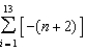<strong>For all the problems in this set the domain is the set of positive integers greater than 0. -Use sigma notation to represent the partial sum of the first twelve terms of the sequence </strong> A) B) C) D) E) None of these