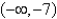 Use interval notation to represent the set of real numbers greater than   A)    B)    C)    D)   