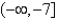 Use interval notation to represent the set of real numbers greater than   A)    B)    C)    D)   