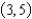 Use interval notation to represent the set of real numbers greater than 3 and less than or equal to 5. A)    B)    C)    D)   