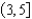 Use interval notation to represent the set of real numbers greater than 3 and less than or equal to 5. A)    B)    C)    D)   